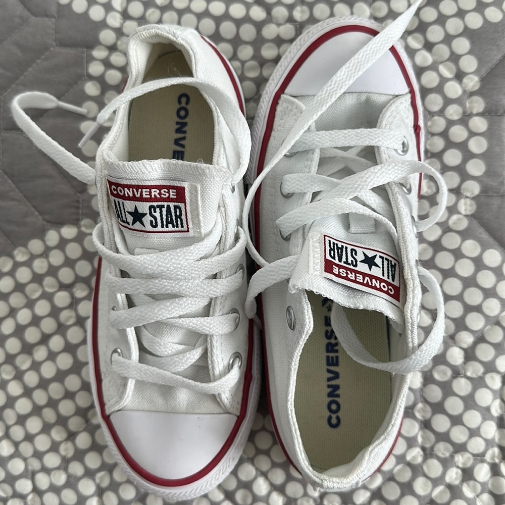 All star - converse - white - new never worn